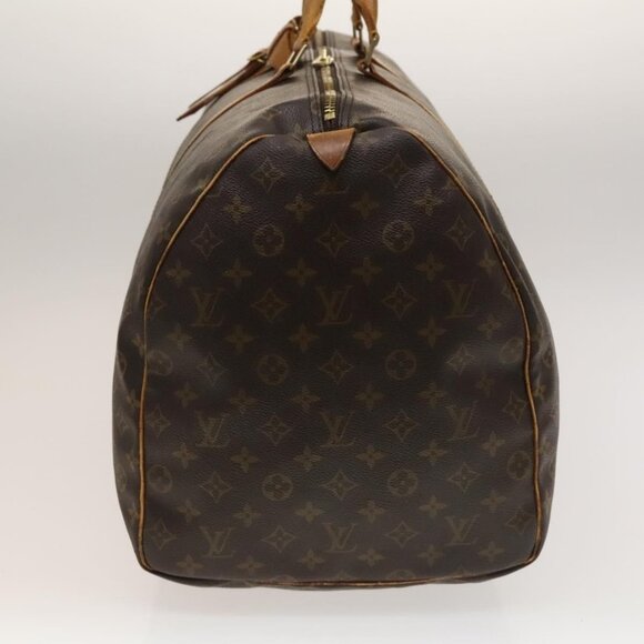 LOUIS VUITTON Monogram Keepall 60 Boston Bag LV Auth - Picture 4 of 16